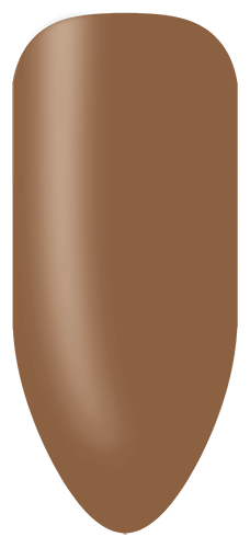 “Swatch of BIOGEL #307 Dust at Dusk, a deep brown crème gel with subtle white undertones from the African Sunset Collection, part of Bio Sculpture’s professional color gel range.”