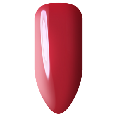 “Swatch of BIOGEL #326 Cherry Redline, a bold cherry red crème gel from Bio Sculpture’s professional color gel range.”