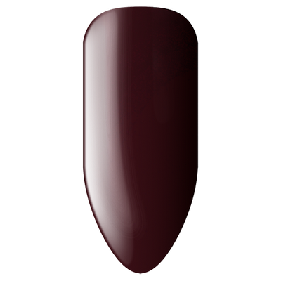 “Swatch of BIOGEL #334 Garnet Noir, a deep red crème gel from the Moody Jewels Collection, part of Bio Sculpture’s professional color gel range.”
