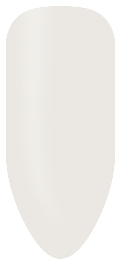 “Swatch of 201.1 French White—a stark, opaque white crème shade ideal for French manicures—promoting Bio Sculpture’s latest professional gel colors and nail care products.”