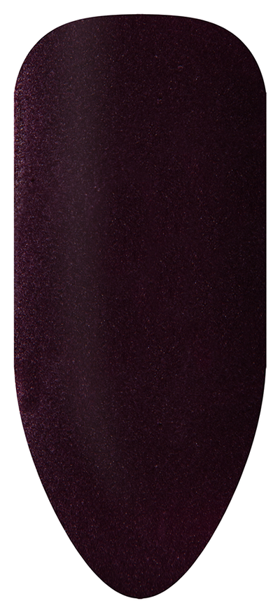 Painted color swatch of BIOGEL Color Gel # 2031 BLACK AUBERGINE | Bio Sculpture