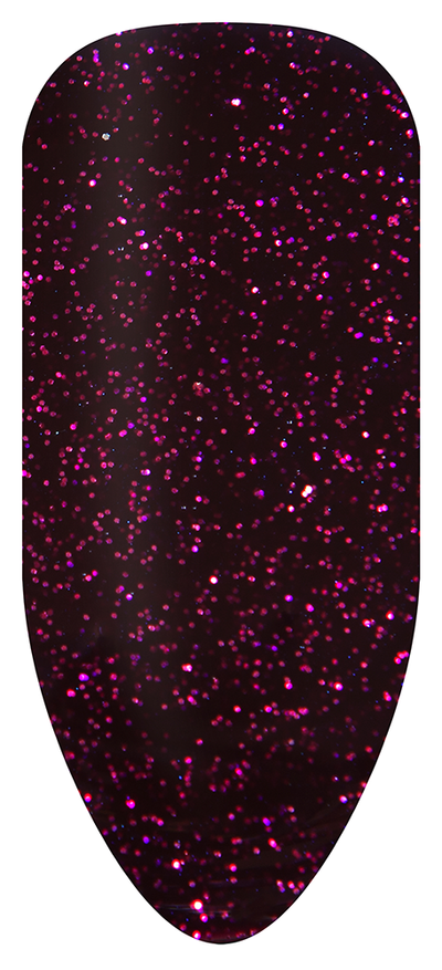Painted color swatch of BIOGEL Color Gel # 221 PARTY POPPER (Mad Glamour Collection) | Bio Sculpture