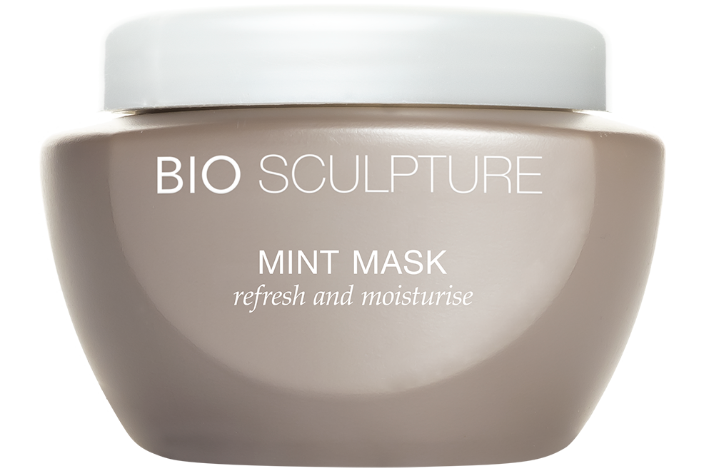 250ml Mint Mask Tub with white cap | Bio Sculpture