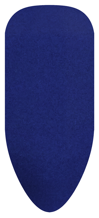 “Swatch of BIOGEL #131 Duke, a sheer deep electric blue shade from the Royal Monarch Collection, promoting Bio Sculpture’s latest professional gel colors and nail care products.”