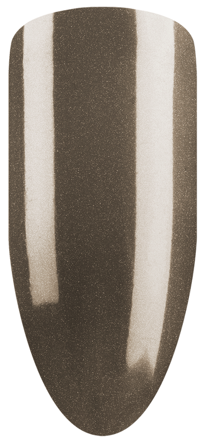 “Swatch of BIOGEL #136 Smothered With Minerals, a soft neutral shimmer shade from the Rock & Crystal Collection, promoting Bio Sculpture’s latest professional gel colors and nail care products.”