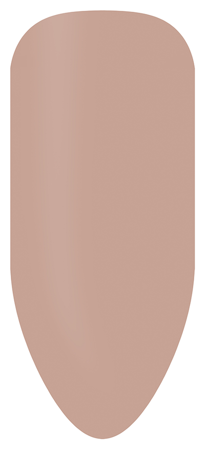 “Swatch of BIOGEL #144 Viola, a classic coffee beige crème shade from the Secret Collection, promoting Bio Sculpture’s latest professional gel colors and nail care products.”