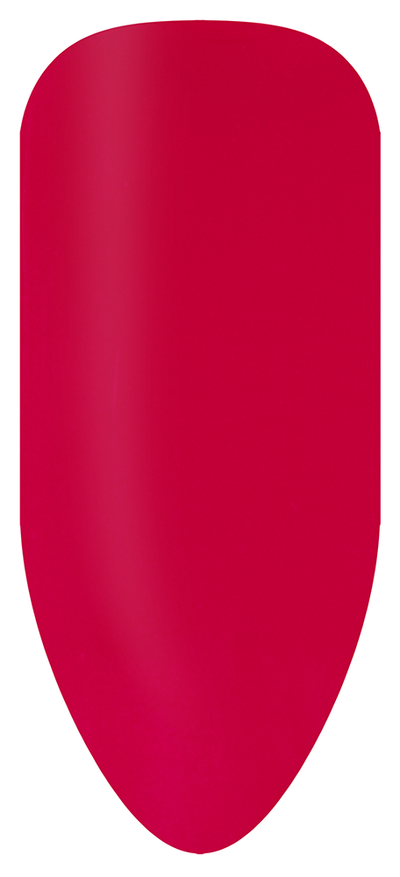 “Swatch of BIOGEL #173 Ipanema Sunset, a coral red pink crème shade from the Carnival Collection, promoting Bio Sculpture’s latest professional gel colors and nail care products.”