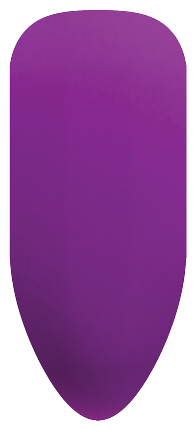 “Swatch of BIOGEL #174 Samba Your Socks Off, a bright blue-based purple crème shade from the Carnival Collection, promoting Bio Sculpture’s latest professional gel colors and nail care products.”