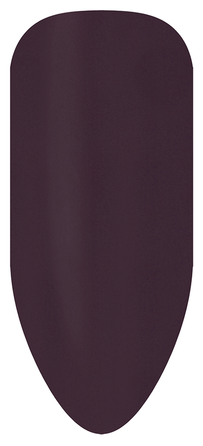 “Swatch of BIOGEL #181 The Artist’s Muse, a rich grey-brown crème shade with a purple undertone from The Folk Collection, promoting Bio Sculpture’s latest professional gel colors and nail care products.”