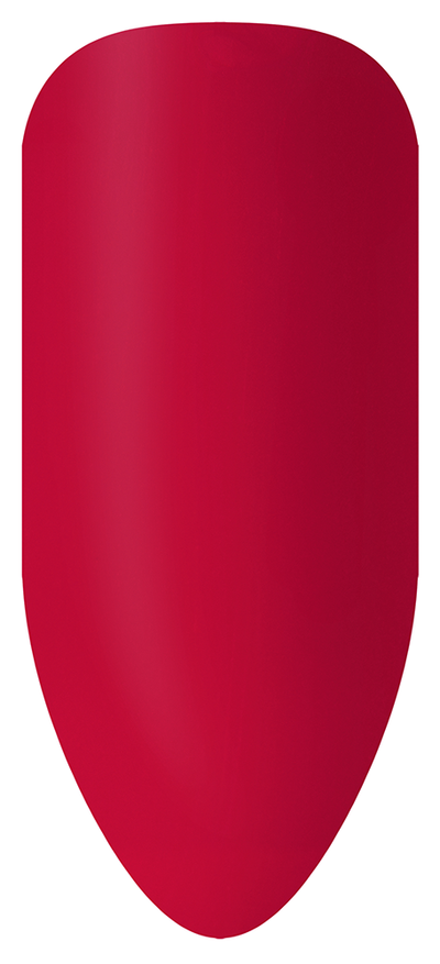 “Swatch of BIOGEL #18 Paradise Pink, a deep crimson crème shade, promoting Bio Sculpture’s latest professional gel colors and nail care products.”