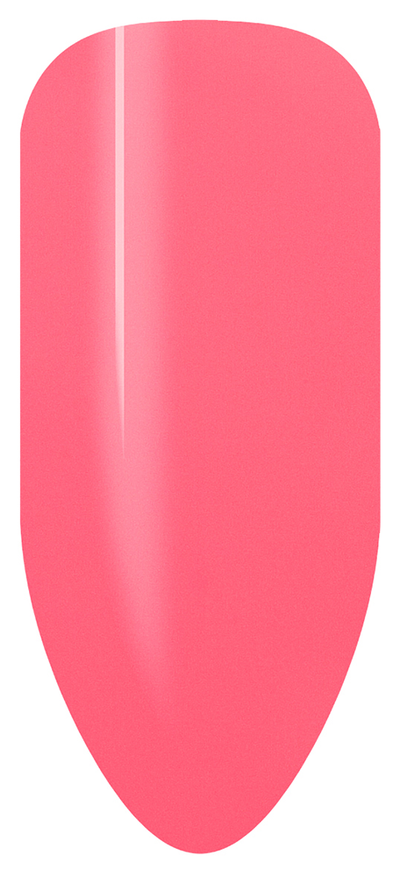 “Swatch of BIOGEL #195 Flower Child, a vibrant, bright pink crème shade from the Happy Hippie Collection, promoting Bio Sculpture’s latest professional gel colors and nail care products.”