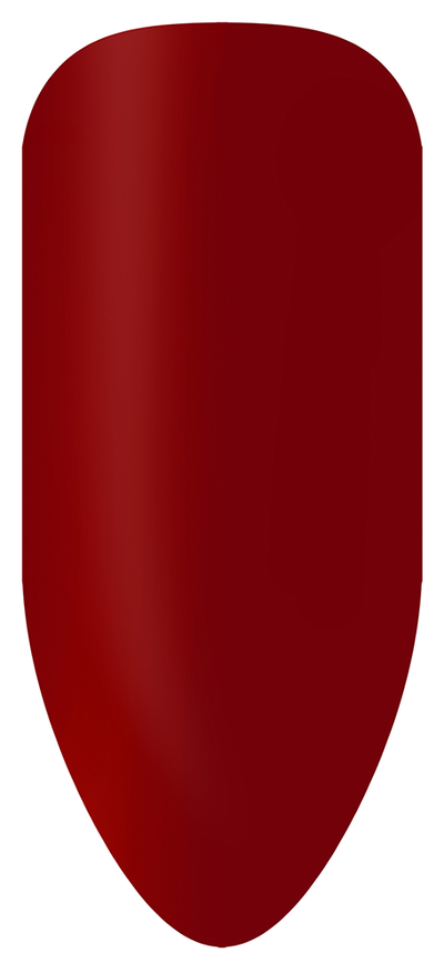“Swatch of BIOGEL #19 Pillar Box, a bright red crème shade with bold intensity, promoting Bio Sculpture’s latest professional gel colors and nail care products.”