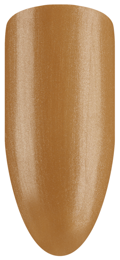 “Swatch of BIOGEL #2011 Amber Champagne, a light caramel shimmer gel from Bio Sculpture’s professional color gel range.”