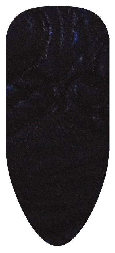 “Swatch of BIOGEL #2012 Midnight Blue, a dark navy shimmer gel from Bio Sculpture’s professional color gel range.”