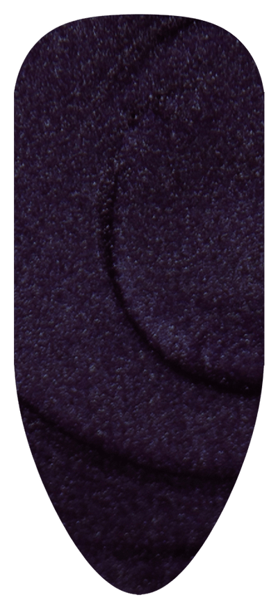 “Swatch of BIOGEL #2019 Lavender Nights, a dark purple iris shimmer gel from Bio Sculpture’s professional color gel range.”