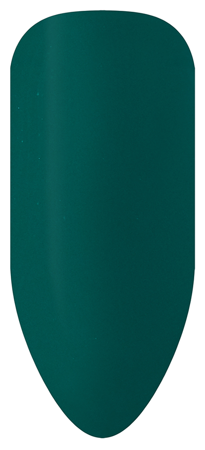 “Swatch of BIOGEL #201 Wilting Bouquet, a bold teal crème shade from the Romantic Gothic Collection, promoting Bio Sculpture’s latest professional gel colors and nail care products.”