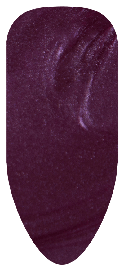 “Swatch of BIOGEL #2025 Vibrant Violet, a bright amethyst shimmer gel from Bio Sculpture’s professional color gel range.”