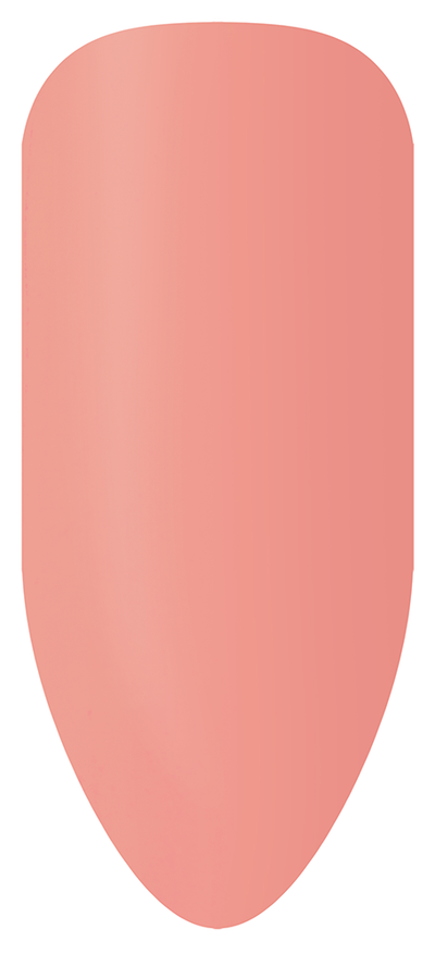 “Swatch of BIOGEL #2065 Sweet Candy Breath, a soft nude pink crème gel from Bio Sculpture’s professional color gel range.”