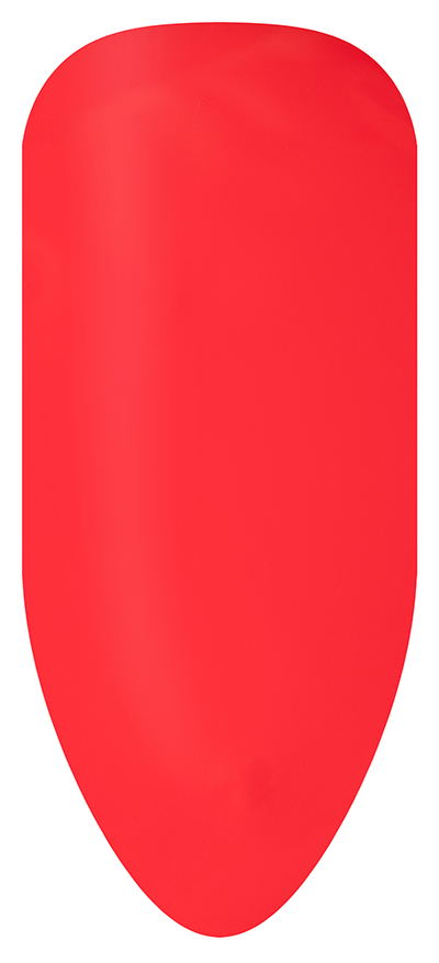 “Swatch of BIOGEL #216 Violently Happy, a coral shimmer shade from the Chaotic Collection, promoting Bio Sculpture’s latest professional gel colors and nail care products.”