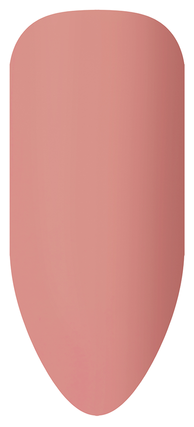 “Swatch of BIOGEL #230 Pink Foundation, a soft opaque pink crème shade from the Cover-Up Collection, promoting Bio Sculpture’s latest professional gel colors and nail care products.”