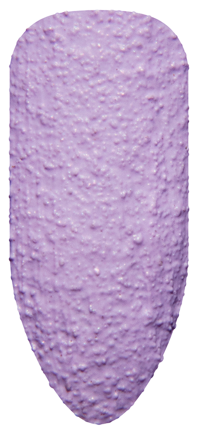“Swatch of BIOGEL #239 Candy Crust, a rough-textured gel with a dry finish from the Pretty Gritty Collection, promoting Bio Sculpture’s latest professional gel colors and nail care products.”