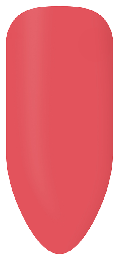 “Swatch of BIOGEL #250 Radiant Starfish, a warm pink coral crème gel from the On the Reef Collection, promoting Bio Sculpture’s latest professional gel colors and nail care products.”