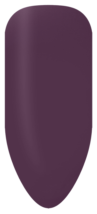 “Swatch of BIOGEL #265 Chipped Bark, a deep purple crème gel from the My Winter Garden Collection, promoting Bio Sculpture’s latest professional gel colors and nail care products.”