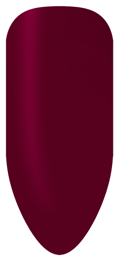 “Swatch of BIOGEL #269 Berry Bush, a deep berry red crème gel from the My Winter Garden Collection, promoting Bio Sculpture’s latest professional gel colors and nail care products.”