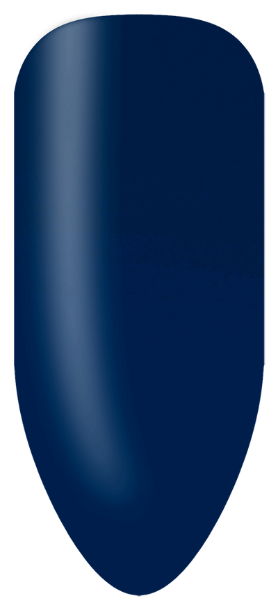 “Swatch of BIOGEL #277 Showboat, a deep dark blue crème gel from the Clapperboard Collection, promoting Bio Sculpture’s latest professional gel colors and nail care products.”