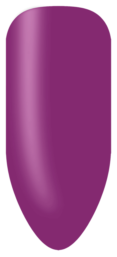 “Swatch of BIOGEL #285 Violet Vibes, a deep, vivid violet crème gel from the Live Life Loudly Collection, promoting Bio Sculpture’s latest professional gel colors and nail care products.”