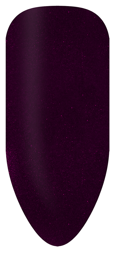 “Swatch of BIOGEL #61 Violet, a deep purple shimmer gel from Bio Sculpture’s professional color gel range.”
