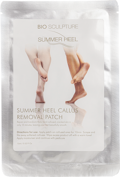 Summer Heel callus removal patch in aluminum sachet | Bio Sculpture